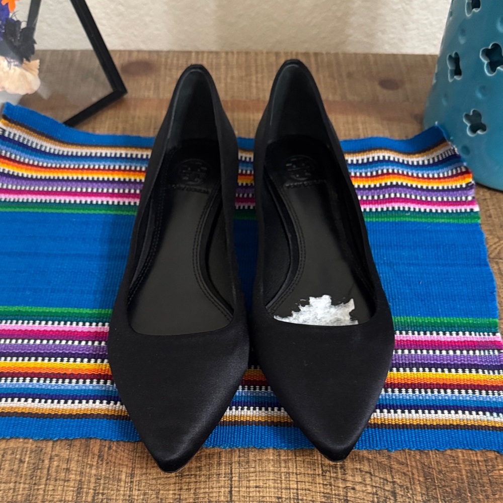 Tory Burch Black Pointed Heels